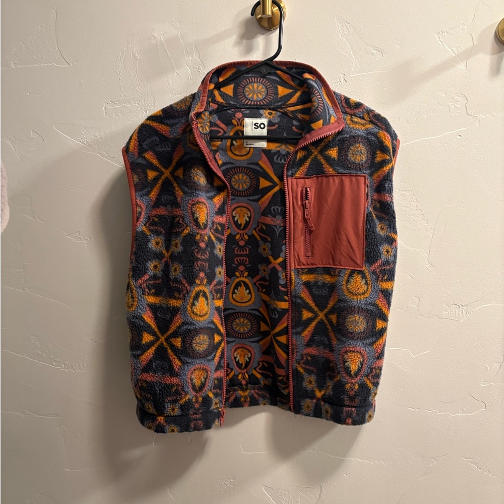 funky fleece vest